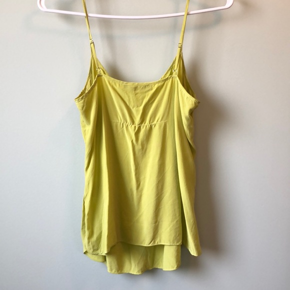 Silk camisole in lime green - Picture 2 of 4
